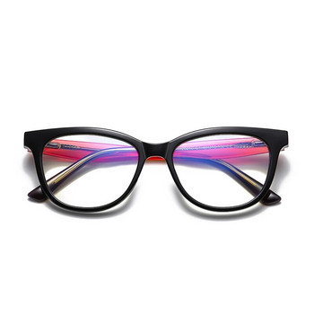 Дамски актуални дамски очила, блокиращи синя светлина, рамка за малки очила в стил на лице с пружинна панта Очила за радиационна защита