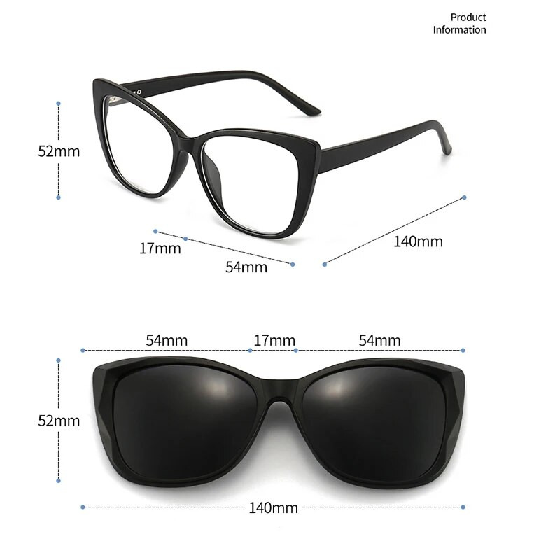 KANDREA Retro Μεταλλικά Γυαλιά Σκελετός Γυναικεία Μόδα Οπτικά Μυωπία Σκελετοί Γυαλιών Οράσεως Polarized Γυαλιά ηλίου Συνταγογραφούμενα Γυαλιά 2328