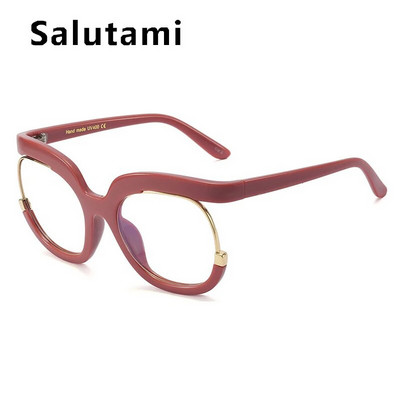 2022. gada jauns modes zīmols Square Anti-zilas gaišas brilles sievietēm Vintage melnas rozā briļļu ietvars sieviešu datora brilles