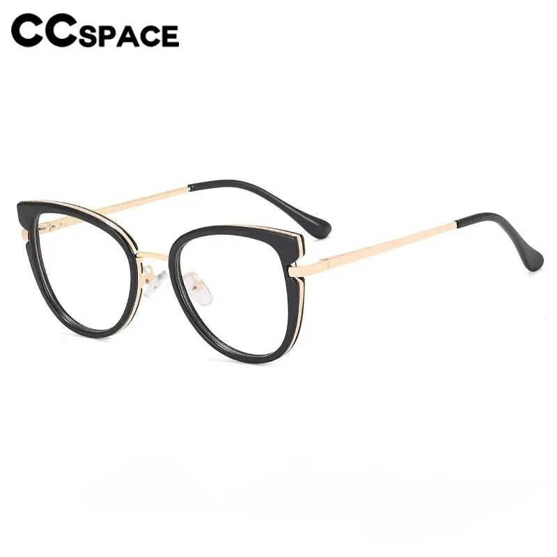 56831 Ženski šareni okvir za optičke naočale Modne mačje oko Tr90 Proljetne šarke antiplave računalne naočale