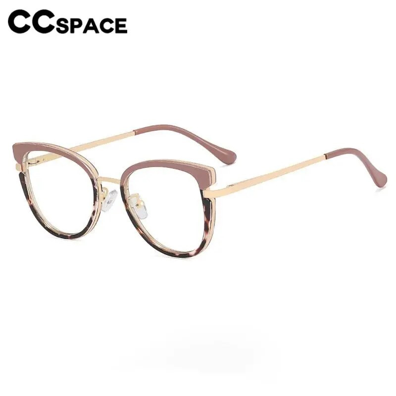 56831 Ženski šareni okvir za optičke naočale Modne mačje oko Tr90 Proljetne šarke antiplave računalne naočale
