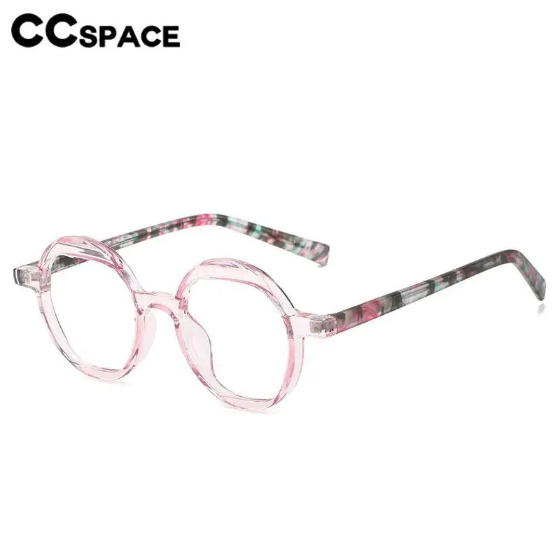 56898 Vintage Flower Leopard optiskais briļļu ietvars sievietēm jauns Tr90 caurspīdīgs brilles modes apaļas gradienta krāsas saulesbrilles UV400