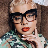 Μόδα τετράγωνα γυαλιά Γυναικεία υπερμεγέθη πολυτελή επωνυμία Μεγάλη κορνίζα Vintage γυαλιά Σκελετοί Gradient Shades oculos de sol