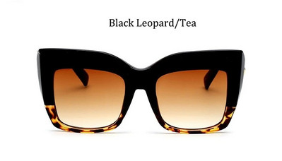 Μόδα τετράγωνα γυαλιά Γυναικεία υπερμεγέθη πολυτελή επωνυμία Μεγάλη κορνίζα Vintage γυαλιά Σκελετοί Gradient Shades oculos de sol