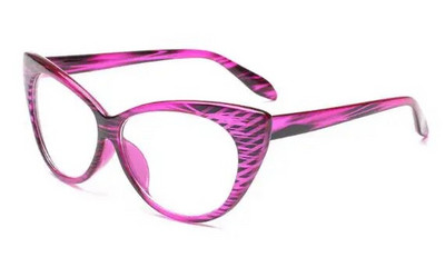 Rame optice ochi de pisică Ochelari de vedere vintage Ochelari transparenți pentru computer Ochelari de marca de modă pentru femei Ochelari de leopard Ochelari cu lentile clare