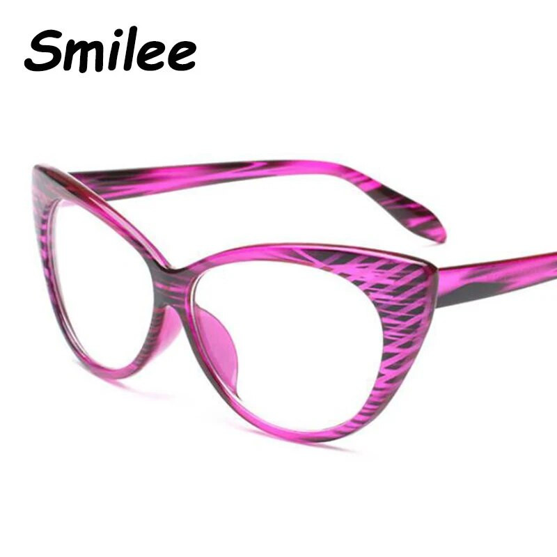 Cat Eye Optical Rāmji vintage brilles Caurspīdīgas Datorbrilles Modes Zīmols Sieviete Leopards Brilles Caurspīdīgi Lēcu Brilles