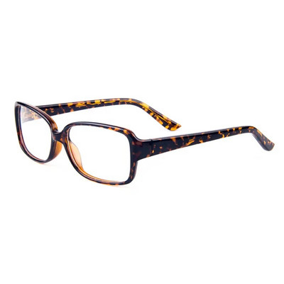 Gmei Optical Plastic Rectangular Full Rim Γυναικεία γυαλιά Σκελετός Οπτικά Γυαλιά Σκελετός Tortoiseshell T8015