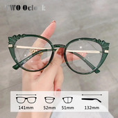 Γυναικεία γυαλιά οράσεως πολυτελείας επώνυμων σχεδιαστών με σκελετό υπολογιστή γυαλιά αντιμπλε επίστρωση Zero Optical Myopia Frame oculos grau feminino