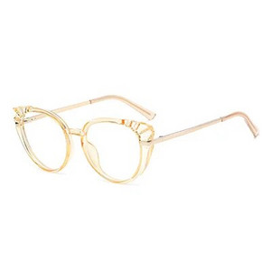 Γυναικεία γυαλιά οράσεως πολυτελείας επώνυμων σχεδιαστών με σκελετό υπολογιστή γυαλιά αντιμπλε επίστρωση Zero Optical Myopia Frame oculos grau feminino