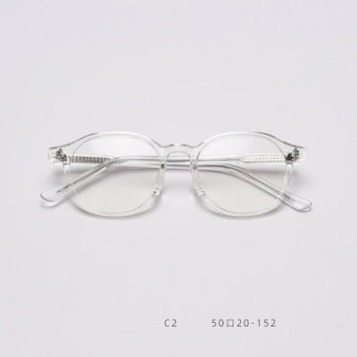 49427 Plastmasas titāna Brilles Retro Anti Blue Rāmji Rīsu Nagi Optiskās Modes Datorbrilles