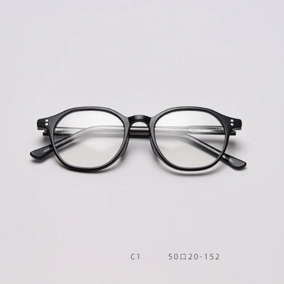 49427 Plastmasas titāna Brilles Retro Anti Blue Rāmji Rīsu Nagi Optiskās Modes Datorbrilles