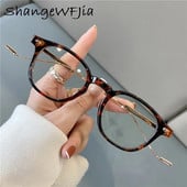 Okrugli okviri za naočale protiv plave svjetlosti Žene Muškarci Metalni optički okviri računalnih naočala Uredske naočale Ženske Oculos