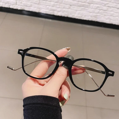 Okrugli okviri za naočale protiv plave svjetlosti Žene Muškarci Metalni optički okviri računalnih naočala Uredske naočale Ženske Oculos