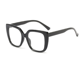 дамска рамка за очила 2020 Нова черна квадратна рамка за очила жени Големи големи рамки за очила Модни стилове Ацетат