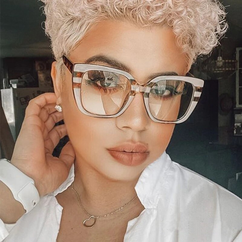 moteriški akinių rėmeliai 2020 Nauji juodi kvadratiniai akinių rėmeliai moteriški Dideli akinių rėmeliai per dideli mada stiliai acetatas