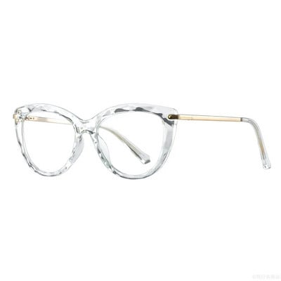 51009 Cadru mare Cat Eye Femei Ochelari transparente Rame Diamond Bump Tr90 Fashion Computer Ochelari
