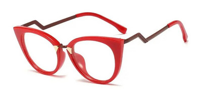 Ochelari de vedere la modă femei supradimensionați ochi de pisică ochelari optici pentru computer pentru doamne ochelari transparenți clari ochelari de vedere pentru femeie