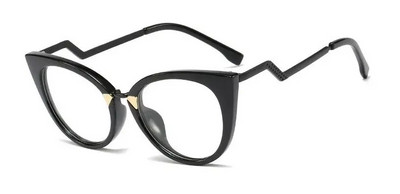 Ochelari de vedere la modă femei supradimensionați ochi de pisică ochelari optici pentru computer pentru doamne ochelari transparenți clari ochelari de vedere pentru femeie