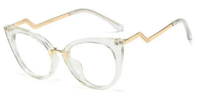 Ochelari de vedere la modă femei supradimensionați ochi de pisică ochelari optici pentru computer pentru doamne ochelari transparenți clari ochelari de vedere pentru femeie