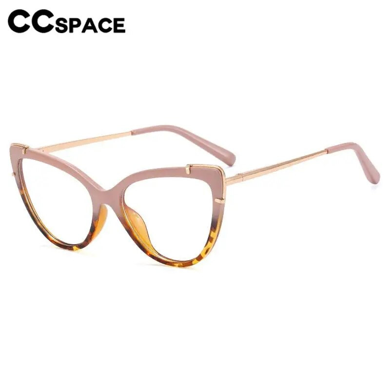56656 New Tr90 Cat Eye Anti Blue Γυαλιά Υπολογιστή Γυναικεία Μόδα Δίχρωμη Συναρμολόγηση Μεταλλικό Οπτικό Σκελετός Γυαλιών Γυαλιών