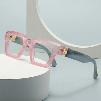 Μόδα Πολυτελή Τετράγωνα Γυαλιά Σκελετοί Γυναικεία Οπτικά Γυαλιά Μεγάλα Αντι Μπλε Φως Διαφανή Γυαλιά Οράσεως