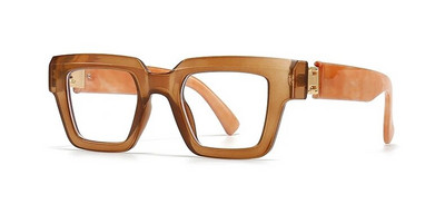 Rame de ochelari pătrate de lux de modă pentru femei Ochelari optici Ochelari de ochelari transparente anti lumină albastră