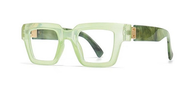 Rame de ochelari pătrate de lux de modă pentru femei Ochelari optici Ochelari de ochelari transparente anti lumină albastră