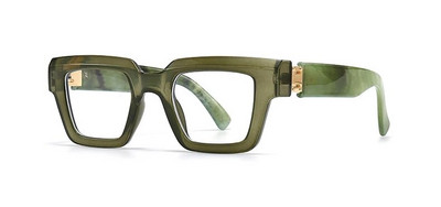 Rame de ochelari pătrate de lux de modă pentru femei Ochelari optici Ochelari de ochelari transparente anti lumină albastră