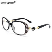 Gmei Optical Elegant Urltra-Light TR90 Ramă completă pentru femei Rame de ochelari optici pentru femei Ochelari de ochelari pentru miopie prezbiopie din plastic pentru femei M1481