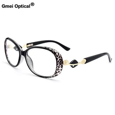 Gmei Optical Stílusos Urltra-Light TR90 teljes keretű női optikai szemüvegkeretek női műanyag rövidlátás presbyopia szemüveg M1481