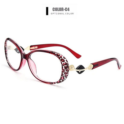 Gmei Optical Elegant Urltra-Light TR90 Ramă completă pentru femei Rame de ochelari optici pentru femei Ochelari de ochelari pentru miopie prezbiopie din plastic pentru femei M1481
