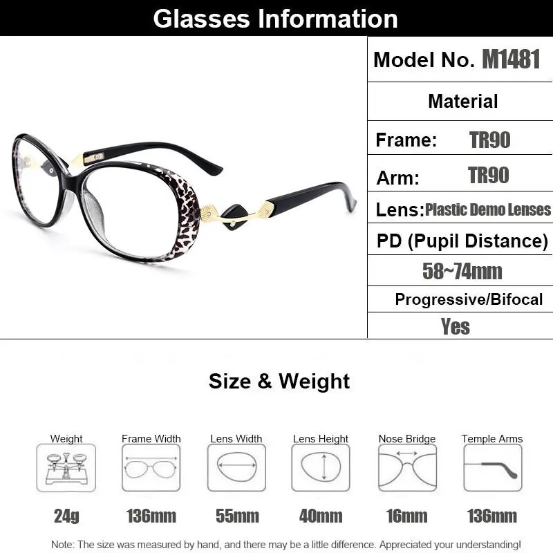 Gmei Optical Stylish Urltra-Light TR90 Full Rim Γυναικεία Οπτικά Γυαλιά Σκελετός Γυναικεία Πλαστικά Γυαλιά Myopia Presbyopia M1481