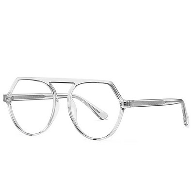 49264 Rame de ochelari din plastic din titan Anti lumină albastră Ultrauşoare Bărbaţi Femei Ochelari optici de modă pentru computer