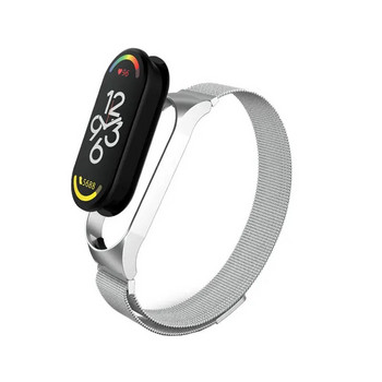 Каишка от неръждаема стомана за Xiaomi Mi Band 8 7 6 5 4 3 Smart Watch Wristband Гривна Каишка за китка за MiBand 8 7 6 5 4 3 4