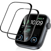 Pilnībā izliekts ekrāna aizsargs Apple Watch Ultra 2 49MM, kas nav aizsargājošs no stikla, Iwatch Series 9 8 7 6 5 4 SE2 40MM 41MM 45MM