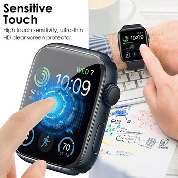 Πλήρης κυρτή προστασία οθόνης για Apple Watch Ultra 2 49MM Not Glass Protective For Iwatch Series 9 8 7 6 5 4 SE2 40MM 41MM 45MM