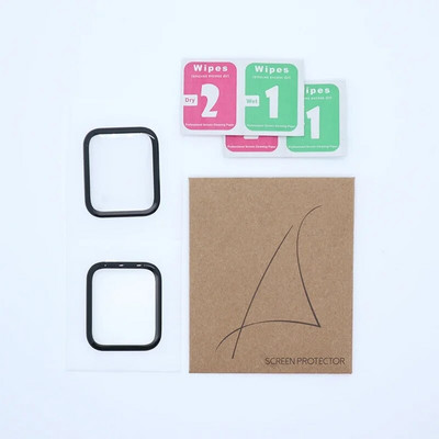 Pilnībā izliekts ekrāna aizsargs Apple Watch Ultra 2 49MM, kas nav aizsargājošs no stikla, Iwatch Series 9 8 7 6 5 4 SE2 40MM 41MM 45MM