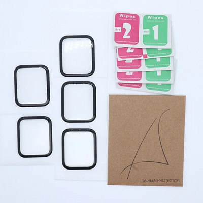 Pilnībā izliekts ekrāna aizsargs Apple Watch Ultra 2 49MM, kas nav aizsargājošs no stikla, Iwatch Series 9 8 7 6 5 4 SE2 40MM 41MM 45MM