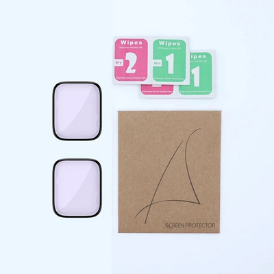 Pilnībā izliekts ekrāna aizsargs Apple Watch Ultra 2 49MM, kas nav aizsargājošs no stikla, Iwatch Series 9 8 7 6 5 4 SE2 40MM 41MM 45MM