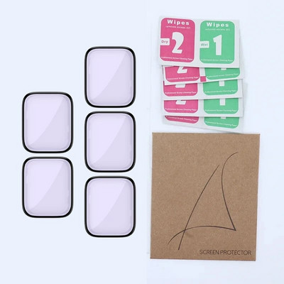 Pilnībā izliekts ekrāna aizsargs Apple Watch Ultra 2 49MM, kas nav aizsargājošs no stikla, Iwatch Series 9 8 7 6 5 4 SE2 40MM 41MM 45MM