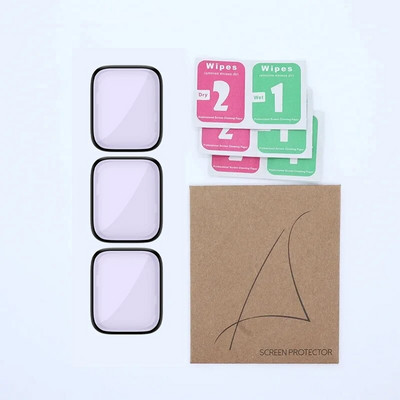 Pilnībā izliekts ekrāna aizsargs Apple Watch Ultra 2 49MM, kas nav aizsargājošs no stikla, Iwatch Series 9 8 7 6 5 4 SE2 40MM 41MM 45MM