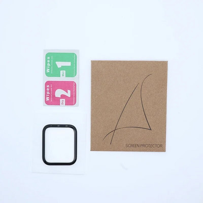 Pilnībā izliekts ekrāna aizsargs Apple Watch Ultra 2 49MM, kas nav aizsargājošs no stikla, Iwatch Series 9 8 7 6 5 4 SE2 40MM 41MM 45MM