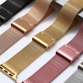 Λουράκι καρπού για Apple Watch Band 45mm 44mm 42mm Metal Correa 38mm 40mm 42mm Βραχιόλι από ανοξείδωτο ατσάλι Iwatch Serie 7 6 SE 5 4 3
