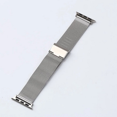 Λουράκι καρπού για Apple Watch Band 45mm 44mm 42mm Metal Correa 38mm 40mm 42mm Βραχιόλι από ανοξείδωτο ατσάλι Iwatch Serie 7 6 SE 5 4 3