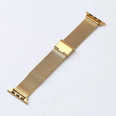 Λουράκι καρπού για Apple Watch Band 45mm 44mm 42mm Metal Correa 38mm 40mm 42mm Βραχιόλι από ανοξείδωτο ατσάλι Iwatch Serie 7 6 SE 5 4 3