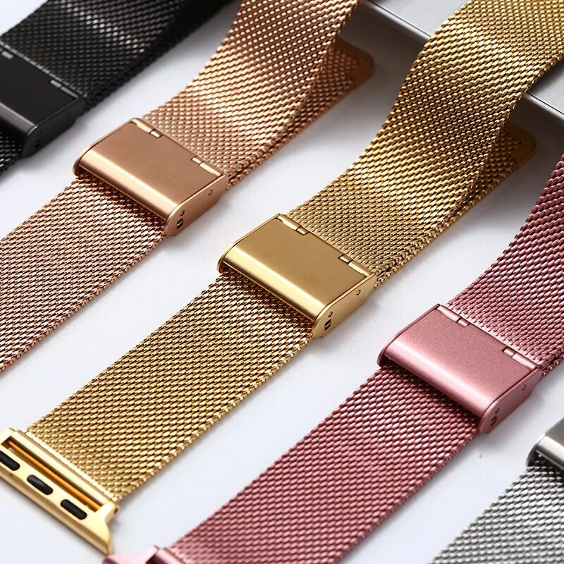 Λουράκι καρπού για Apple Watch Band 45mm 44mm 42mm Metal Correa 38mm 40mm 42mm Βραχιόλι από ανοξείδωτο ατσάλι Iwatch Serie 7 6 SE 5 4 3