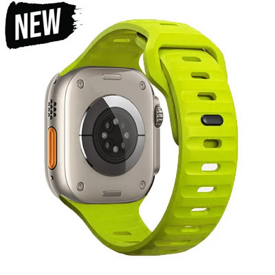 Silikonski sportski remen za Apple Watch ultra Band 49 mm 40 mm 41 mm 42 mm 49 mm 44 mm 45 mm Gumeni korrea remen iwatch serija 8 7 3 5 6 4