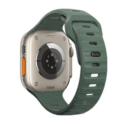 Silikonski sportski remen za Apple Watch ultra Band 49 mm 40 mm 41 mm 42 mm 49 mm 44 mm 45 mm Gumeni korrea remen iwatch serija 8 7 3 5 6 4