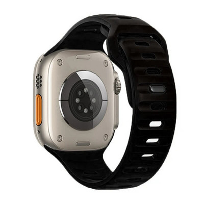 Silikonski sportski remen za Apple Watch ultra Band 49 mm 40 mm 41 mm 42 mm 49 mm 44 mm 45 mm Gumeni korrea remen iwatch serija 8 7 3 5 6 4