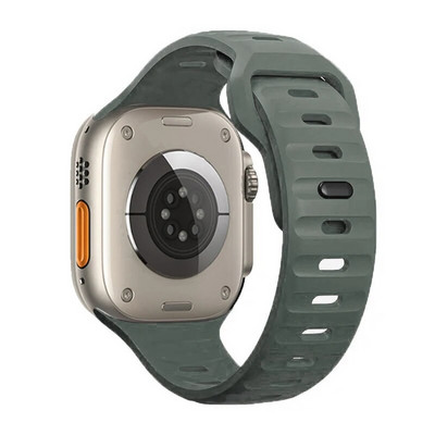 Silikonski sportski remen za Apple Watch ultra Band 49 mm 40 mm 41 mm 42 mm 49 mm 44 mm 45 mm Gumeni korrea remen iwatch serija 8 7 3 5 6 4